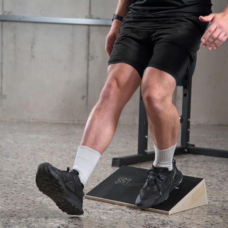 Tbest Planche d'Inclinaison Réglable 9 Niveaux pour Étirement des Mollets et des Chevilles Tbest Planche d'Inclinaison Réglable 9 Niveaux pour Étirement des Mollets et des Chevilles