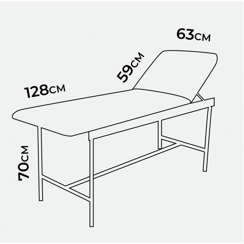 Table d'examen gynécologique fixe 3 plans C4581 – Rehamat Store