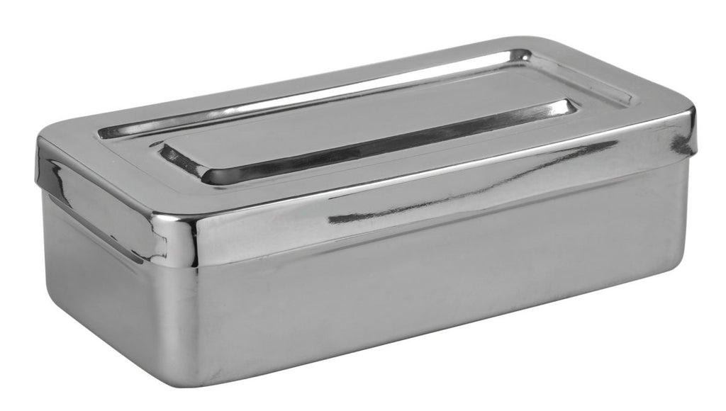 Boîte inox, 28 x 14 x 6 cm