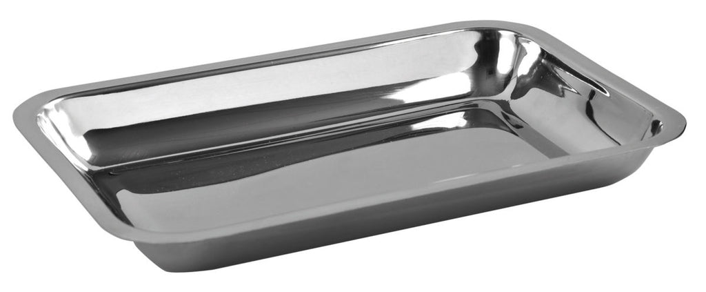Plateau inox, 22 x 15 x 3 cm